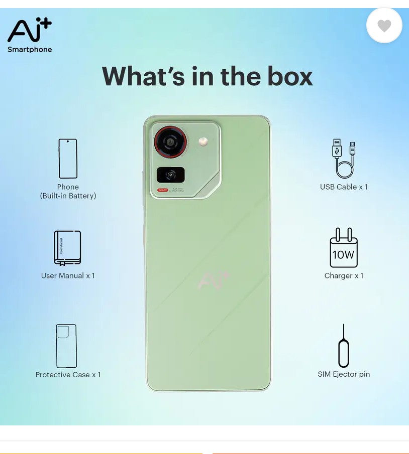 Ai+ Pulse (Green, 128 GB) (6 GB RAM)