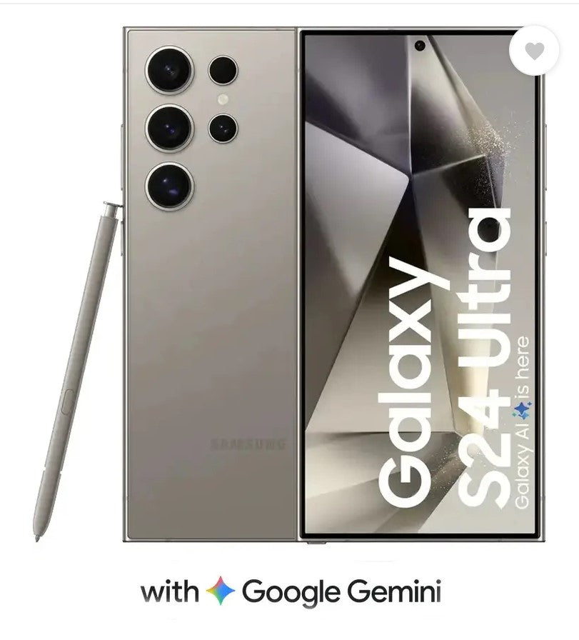 Samsung Galaxy S24 Ultra 5G (Titanium Gray, 256 GB)  (12 GB RAM)