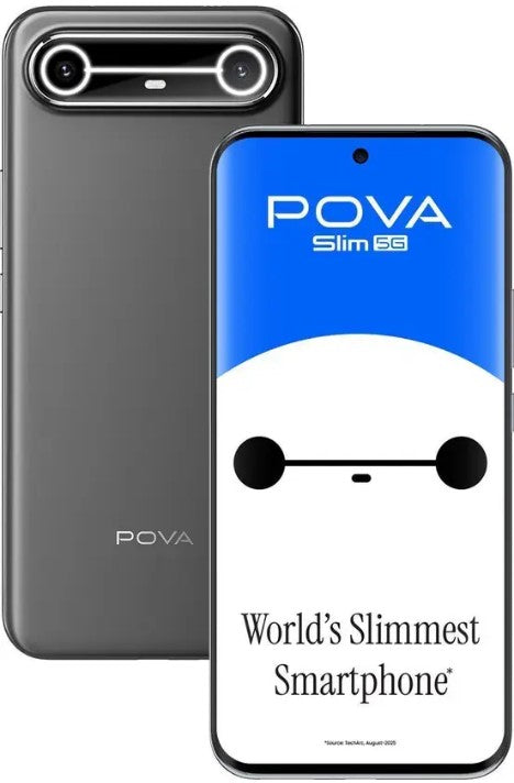 Tecno Pova Slim 5G (Cool Black, 128 GB)  (8 GB RAM)