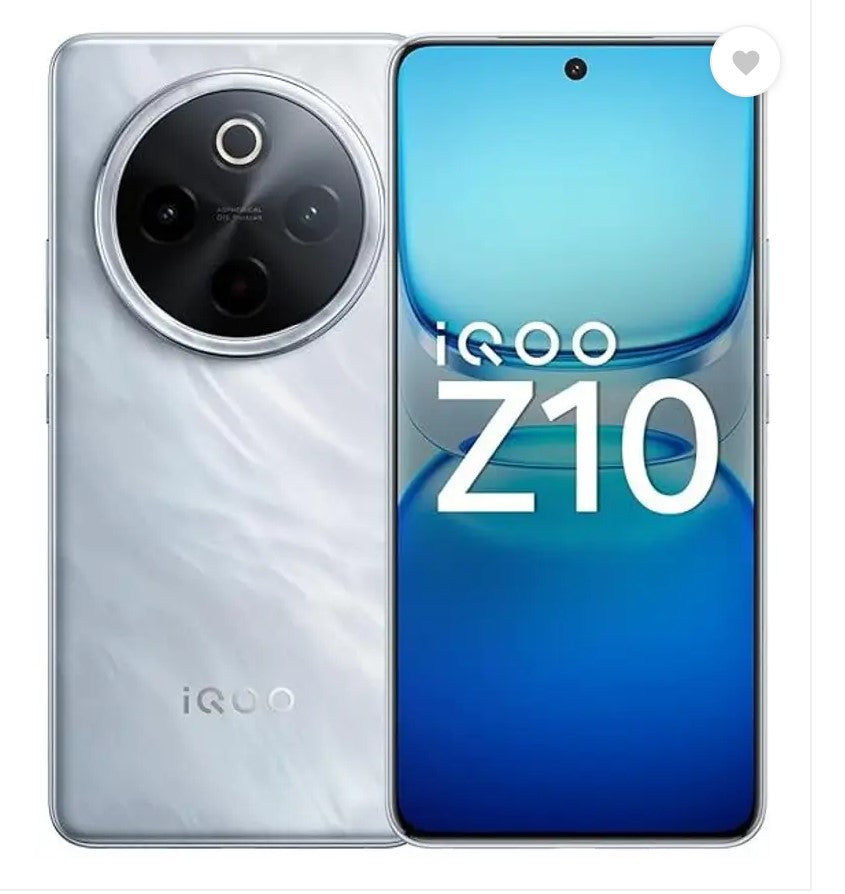 IQOO Z10 5G (Glacier Silver / Silver, 128 GB)  (8 GB RAM)