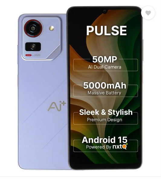 Ai+ Pulse (Purple, 64 GB)  (4 GB RAM)