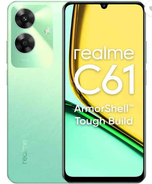 Realme C61 (Safari Green, 64 GB)  (4 GB RAM)