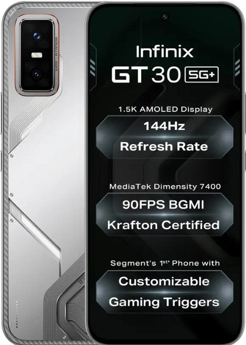 Infinix GT 30 5G+ Blade White 128 (Blade White, 128 GB)  (8 GB RAM)