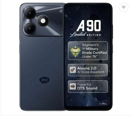 itel A90 (Starlit Black, 64 GB)  (3 GB RAM)