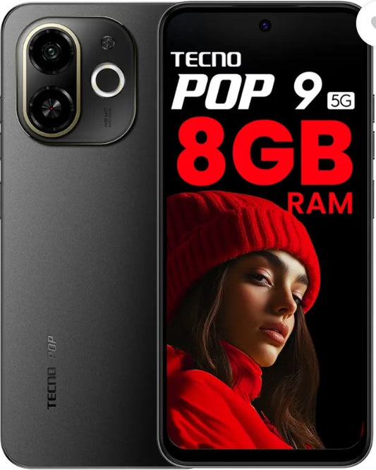 Tecno Pop 9 5G (Midnight Shadow, 64 GB)  (4 GB RAM)