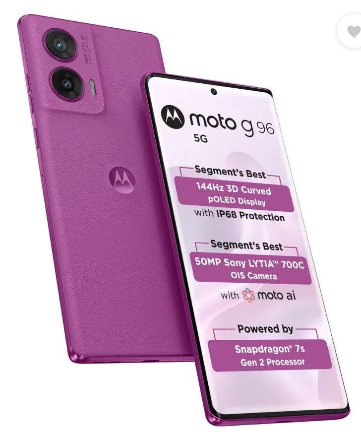 MOTOROLA G96 5G (Pantone Cattleya Orchid, 256 GB)  (8 GB RAM)