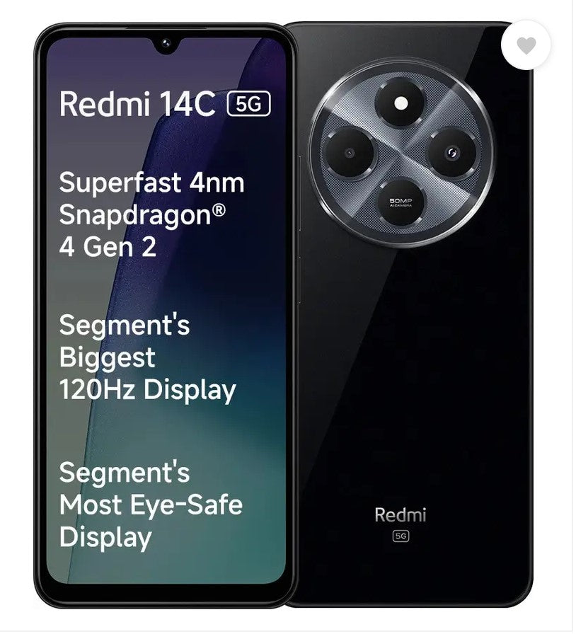 REDMI 14C 5G (Stargaze Black, 64 GB)  (4 GB RAM)