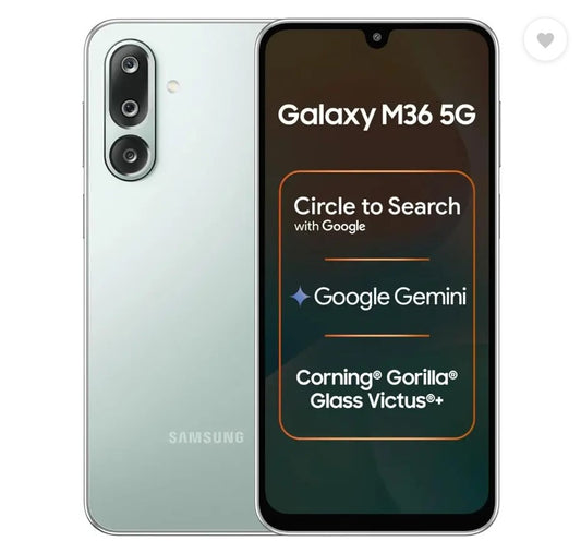 Samsung M36 5G (Light Green, 128 GB)  (6 GB RAM)