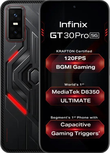 Infinix GT 30 Pro 5G+ (Dark Flare, 256 GB)  (8 GB RAM)