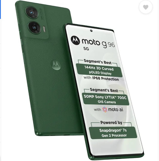 MOTOROLA G96 5G (Pantone Greener Pastures, 128 GB)  (8 GB RAM)