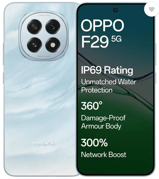 OPPO F29 5G (Glacier Blue, 128 GB)  (8 GB RAM)