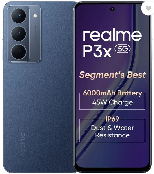 realme P3x 5G (Midnight Blue, 128 GB)  (6 GB RAM)