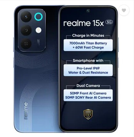 realme 15x 5G (Marine Blue, 128 GB)  (6 GB RAM)
