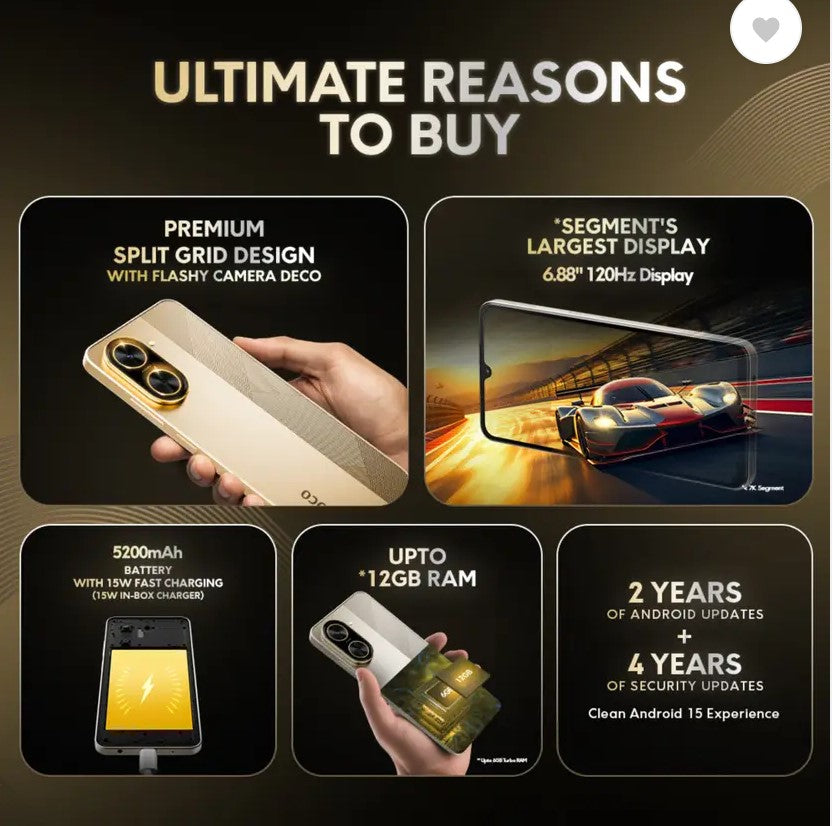 POCO C71 (Cool Blue, 64 GB)  (4 GB RAM)