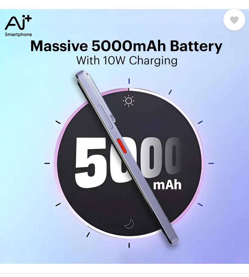 Ai+ Pulse (Purple, 64 GB)  (4 GB RAM)