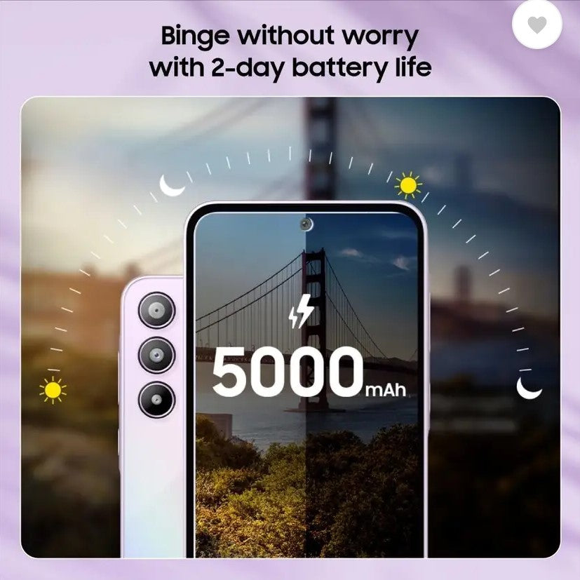 Samsung Galaxy A35 5G (Awesome Lilac, 128 GB)  (8 GB RAM)