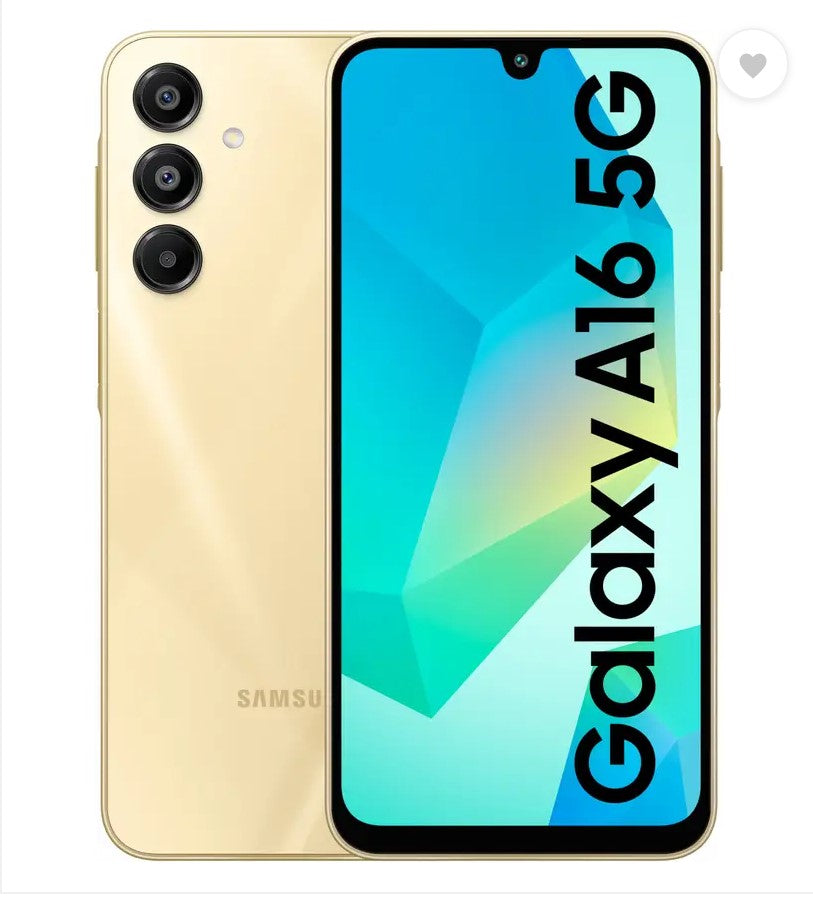 Samsung Galaxy A16 5G (Gold, 128 GB)  (6 GB RAM)