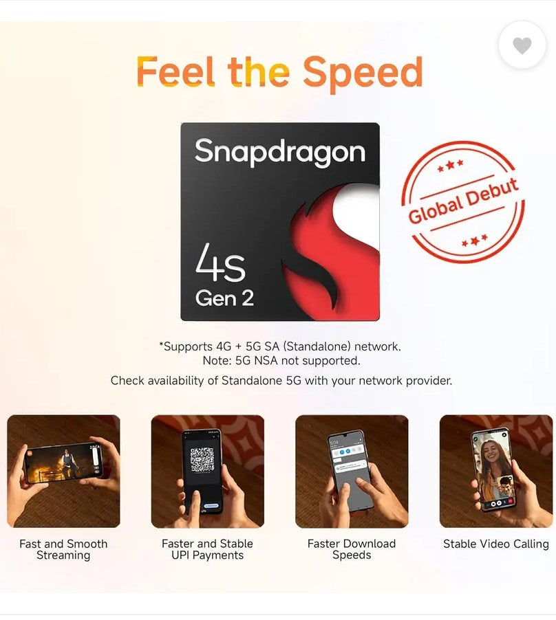 REDMI A4 5G only on Jio SIM (Starry Black, 64 GB)  (4 GB RAM)