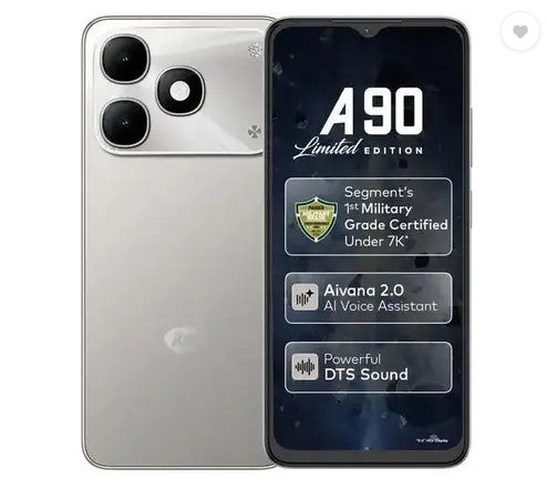 itel A90 (Starlit Black, 64 GB)  (3 GB RAM)