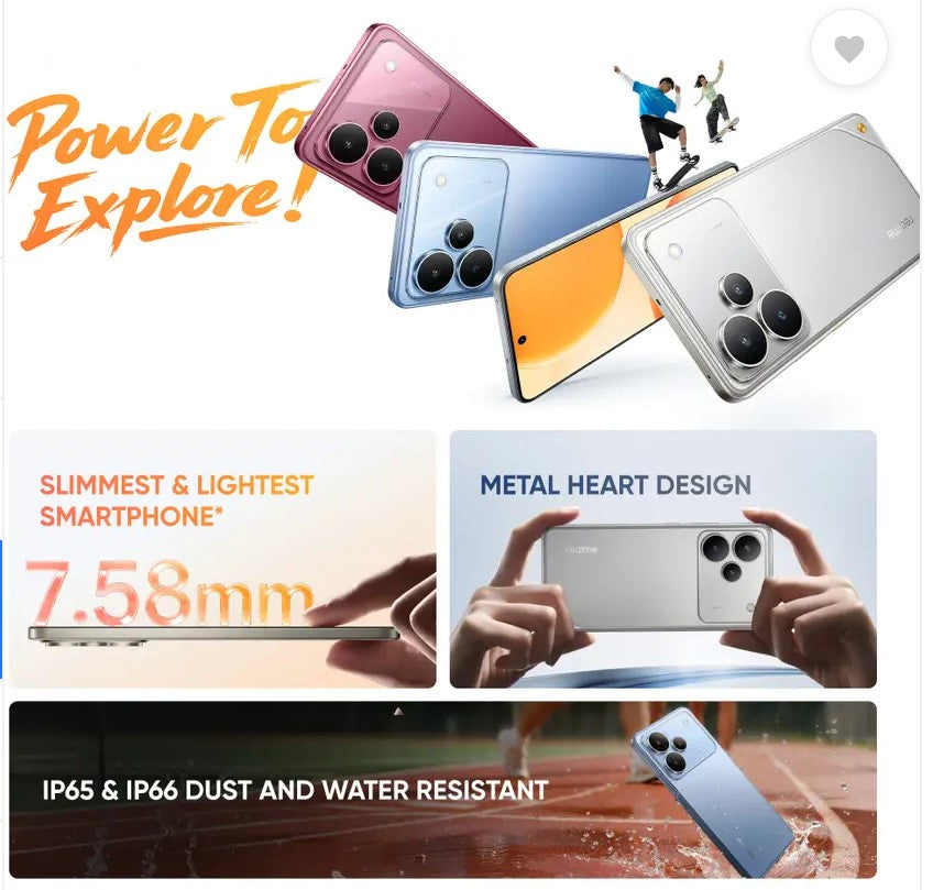 realme P4 5G (Engine Blue, 128 GB)  (6 GB RAM)