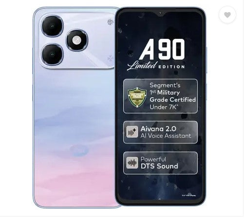 itel A90 (Starlit Black, 64 GB)  (3 GB RAM)