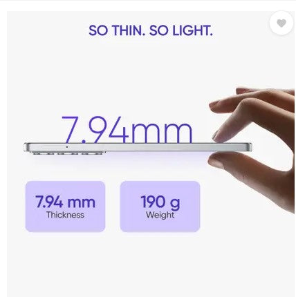 lme C75 5G (Lily White, 128 GB)  (6 GB RAM)