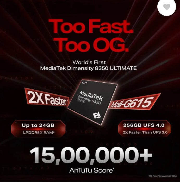 Infinix GT 30 Pro 5G+ (Dark Flare, 256 GB)  (8 GB RAM)