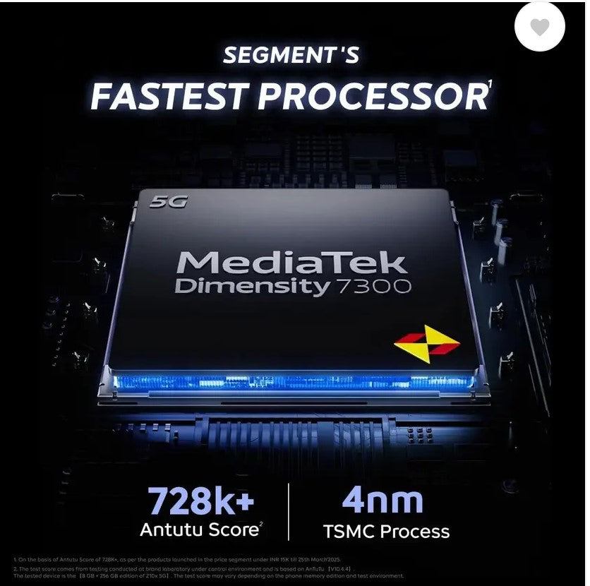 IQOO Z10X 5G (Ultramarine, 128 GB)  (6 GB RAM)