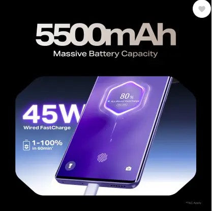Infinix NOTE 50s 5G+ 45W Charger In the Box & AI (Mystic Plum, 128 GB)  (6 GB RAM)