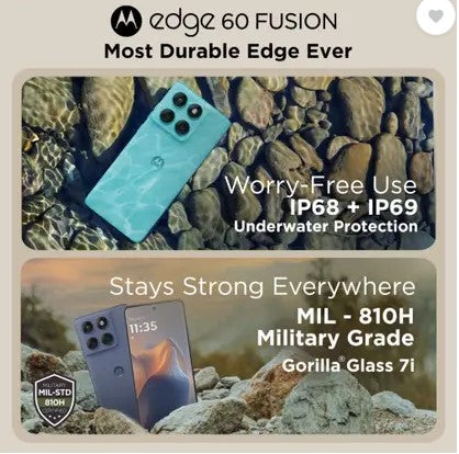 MOTOROLA Edge 60 Fusion 5G (PANTONE Slipstream, 256 GB)  (8 GB RAM)