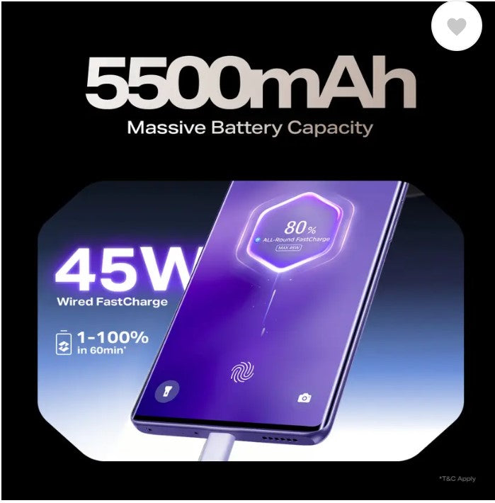 Infinix NOTE 50s 5G+ 45W Charger In the Box & AI (Mystic Plum, 128 GB)  (6 GB RAM)